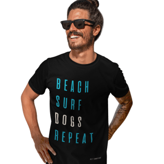 Camiseta Prime [Sleep Surf Dog Repeat]