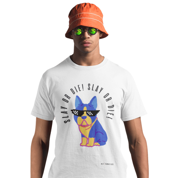 Camiseta Basic [Slay or Die] Dog