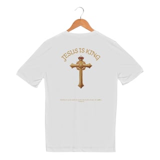 Camiseta Dry fit UV Jesus Is King Horizontal