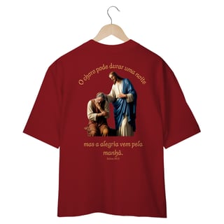 Nome do produto Camiseta Oversized Alegria pela Manhã Geometrica