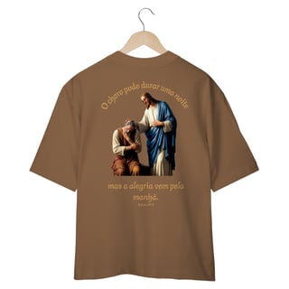 Nome do produto Camiseta Oversized Alegria pela Manhã Geometrica