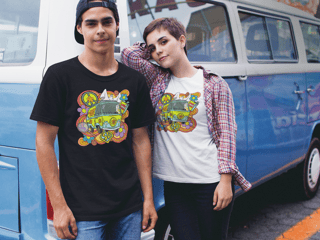 Nome do produtoCamiseta Máquina de Mistério – Estampa Exclusiva Geek | 100% Algodão - CVS