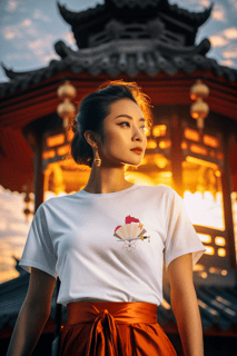 Nome do produtoCamiseta Baby Look (Baby Long) Princesa Mulan - Estampa Exclusiva Geek | 100% Algodão | CVS