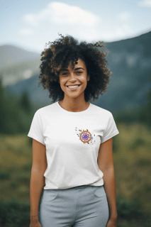 Nome do produtoCamiseta Baby Look (Baby Long) Princesa Pocahontas - Estampa Exclusiva Geek | 100% Algodão | CVS