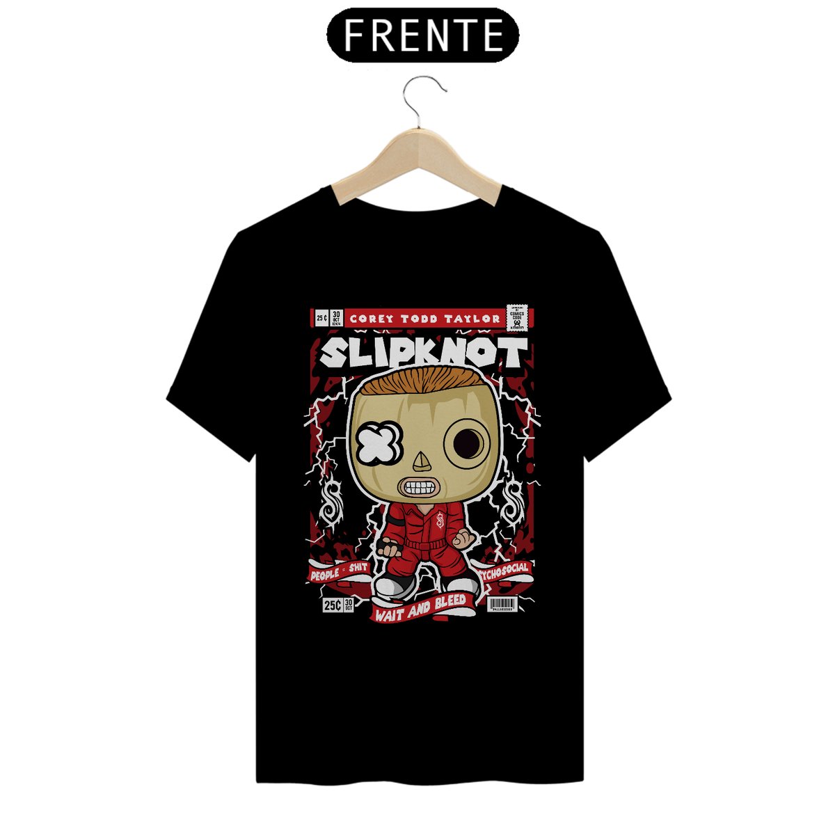 Nome do produto: Camiseta - Pop Art - Slipknot