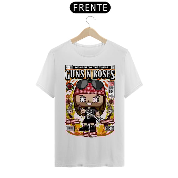 Camiseta - Pop Art - Guns n Roses