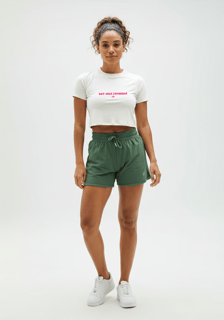 Cropped hot & stressed pink