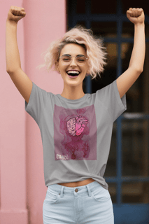 Camiseta - Coleção Monotipia - Cabeça