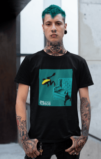 Nome do produto Camiseta - Coleção Ilustra - Sapo Sofá