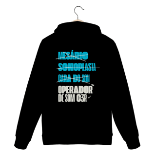 Nome do produto Moletom Canguru - Operador de Som C3R Modelo 1