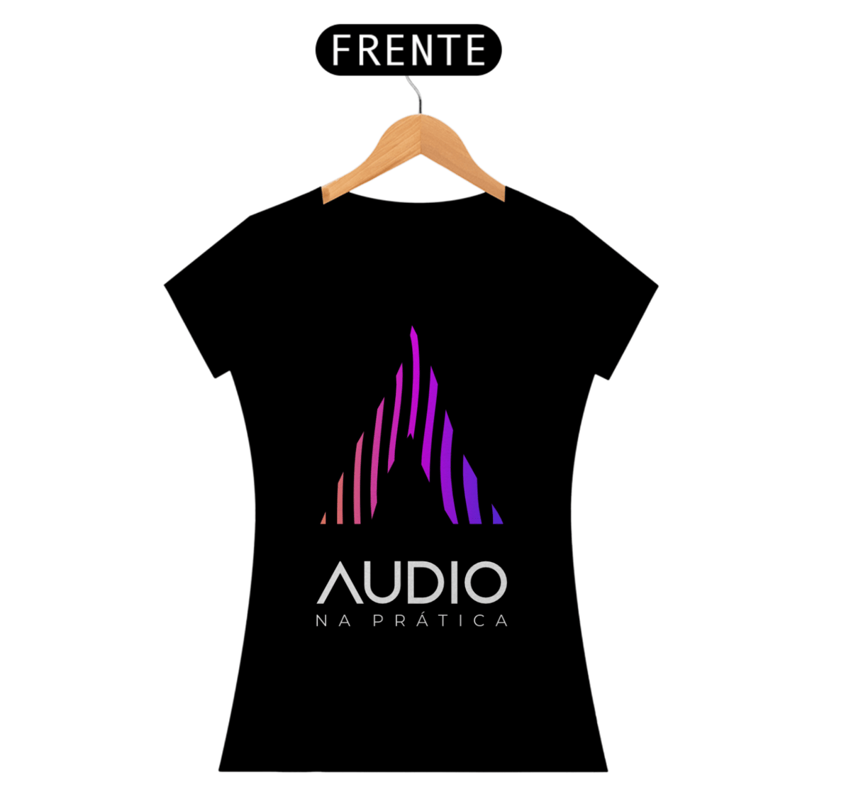 Nome do produto: Camisa Baby Look ANP - Logo Gradiente