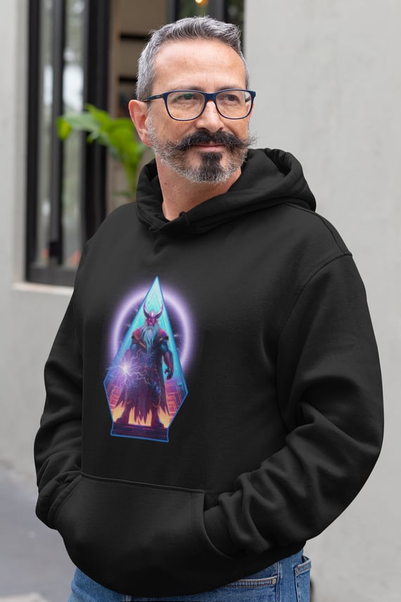 Cyperpast: Norse - Unissex, 100% Algodão, Moletom Canguru