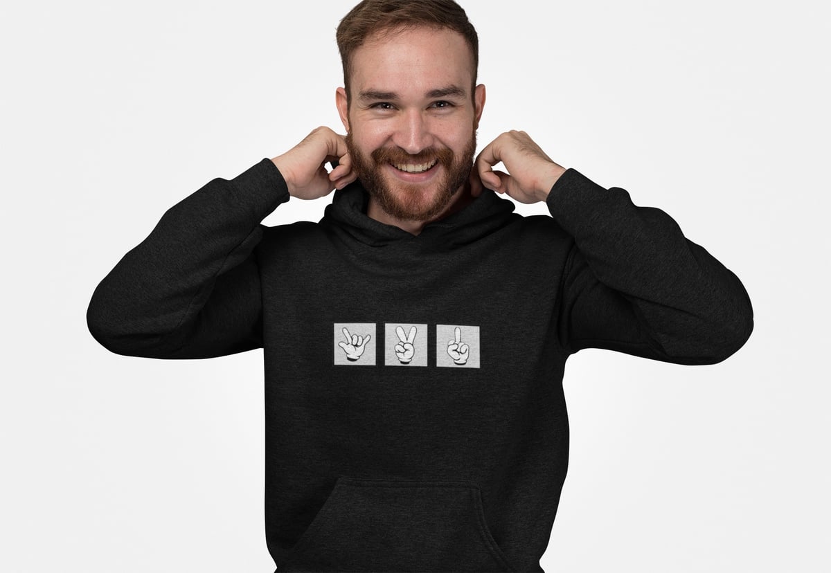 Nome do produto: Trilogia: Gestos Manuais - Moletom Fechado - Unissex
