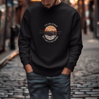 Nome do produto You Can Go Fast Collab  Lá e de Moto Outra Vez  - Unissex, Moletom Fechado