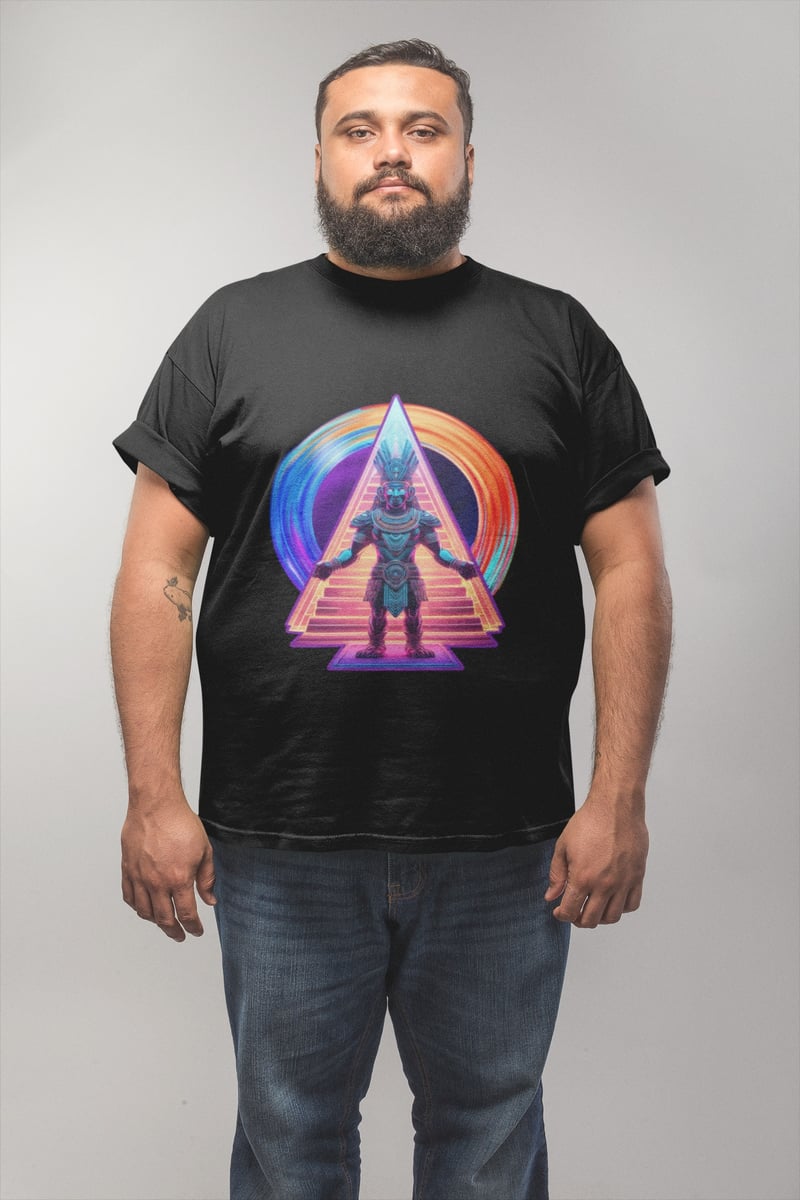 Nome do produto: Cyberpast Plus Size: Aztec - Unissex, 100% Algodão