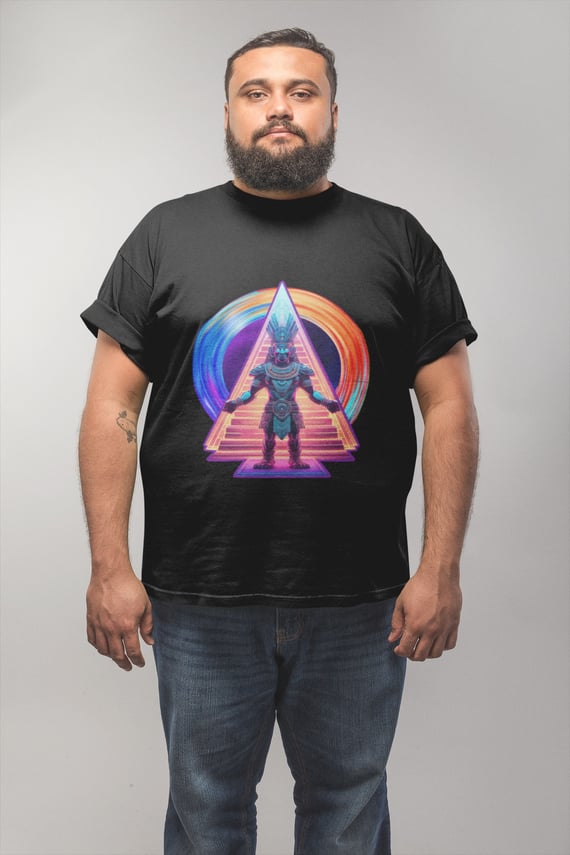 Cyberpast Plus Size: Aztec - Unissex, 100% Algodão