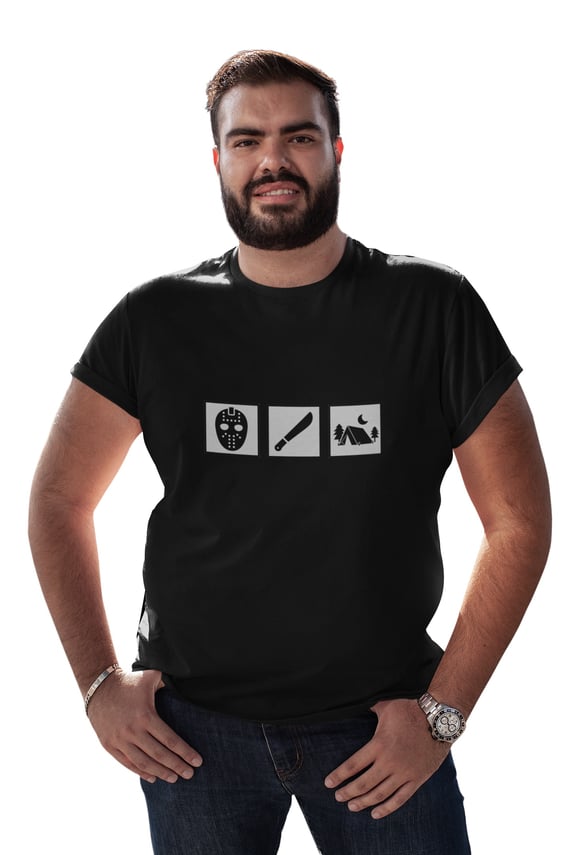 Trilogia: Crystal Lake - Plus Size - Unissex, 100% Algodão