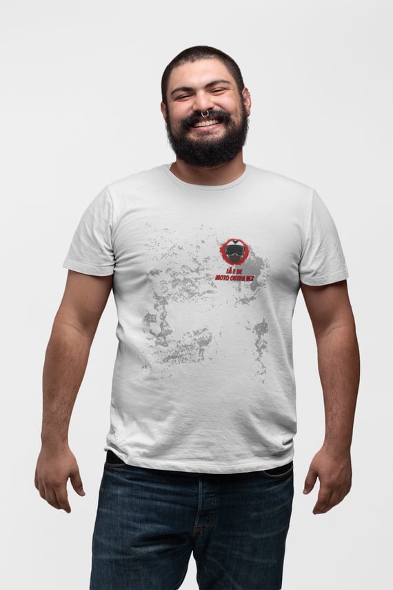 Mapa - Collab Lá e de Moto Outra Vez - Unissex, 100% Algodão, Plus Size