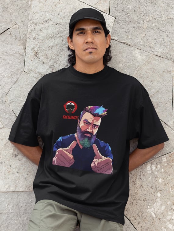 Excelente - Collab Lá e de Moto Outra Vez - Unissex, 100% Algodão, Oversized