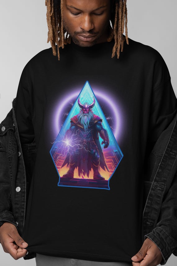 Cyperpast: Norse - Unissex, 100% Algodão, Oversized