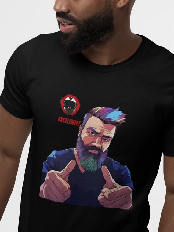 Excelente - Collab Lá e de Moto Outra Vez  - Unissex, 100% Algodão