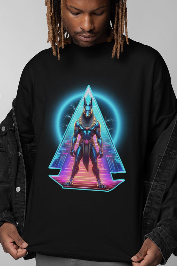 Cyberpast: Egypt - Unissex, 100% Algodão, Oversized