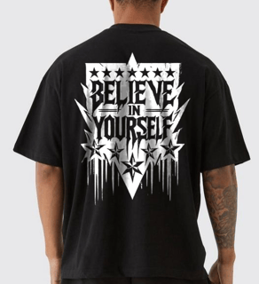 OVERSIZED BELIEVE IN YOURSELF