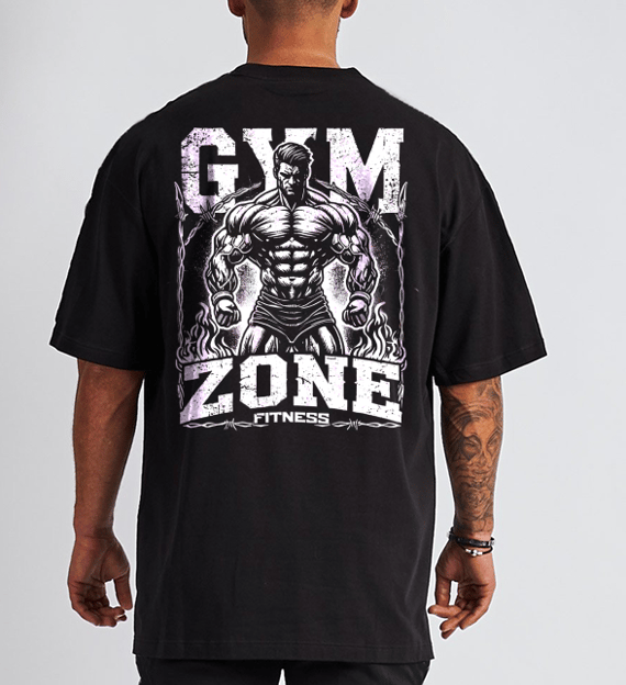 OVERSIZED GYM ZONE FITNESS 