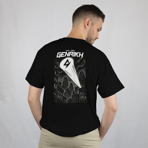 Camiseta Oversized Sinal Genrikh Masculino