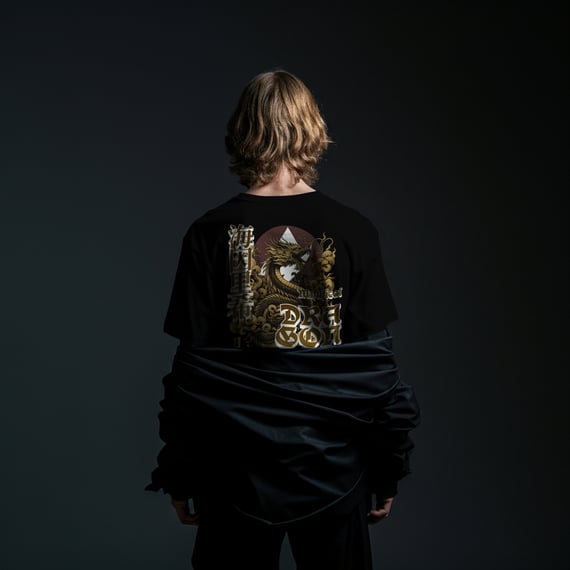 Camiseta T-Shirt Dragão Mítico Genrikh Masculino