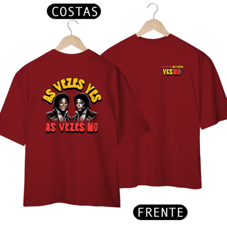 Nome do produto Oversized - As vezes Yes, as vezes No