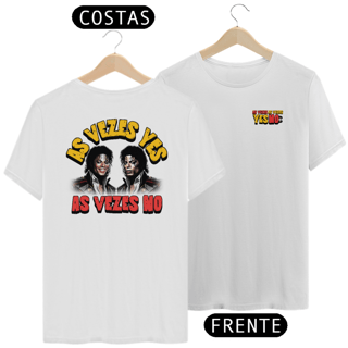 Nome do produto Camiseta - As vezes Yes, as vezes No