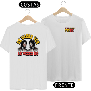 Nome do produto Camiseta Plus Size - As vezes Yes, as vezes No