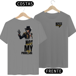 Nome do produto Camiseta Plus Size - Not my problema