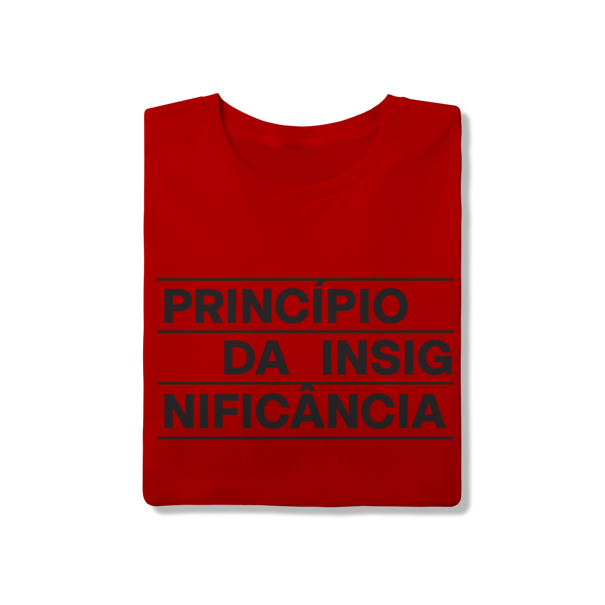 camiseta - princípio da insignificância