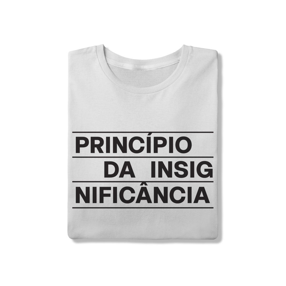 camiseta - princípio da insignificância