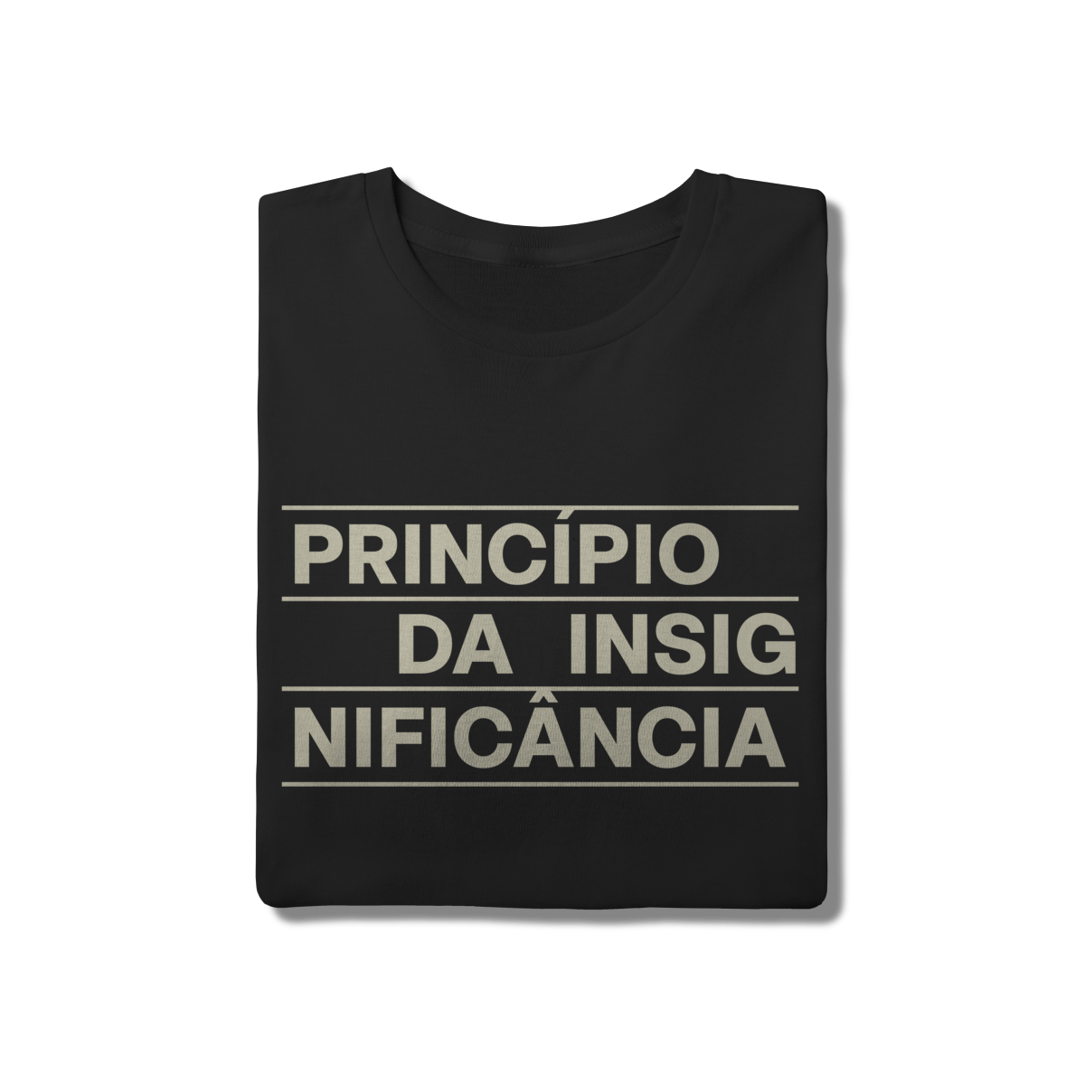 camiseta - princípio da insignificância