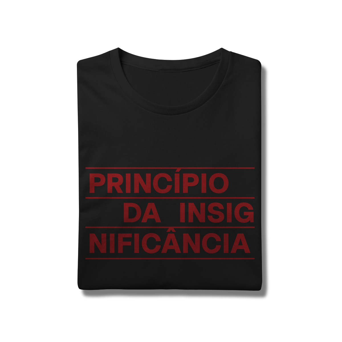 camiseta - princípio da insignificância