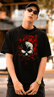 Nome do produto Camiseta Oversized Caveira Renegada