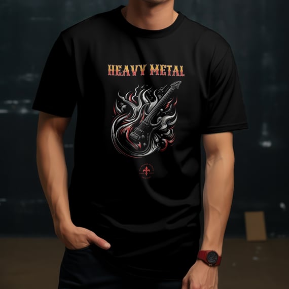 T-shirt Prime Heavy Metal Flames
