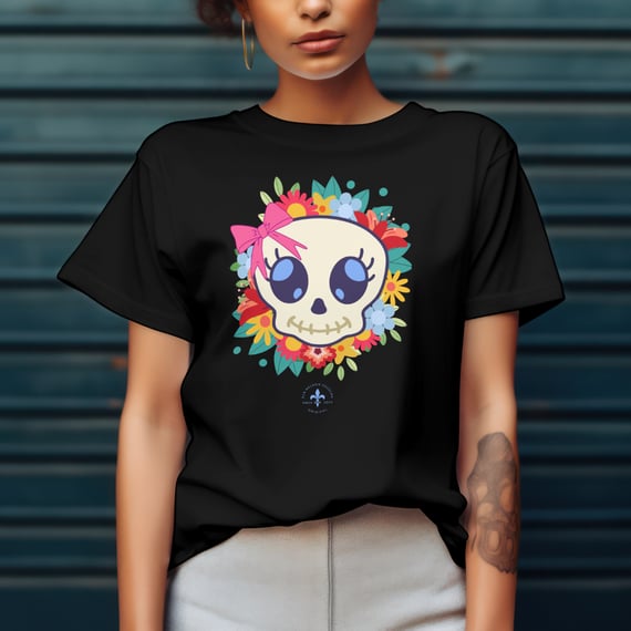 T-shirt Prime Caveira Kawaii
