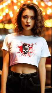 Nome do produto Cropped Caveira Renegada