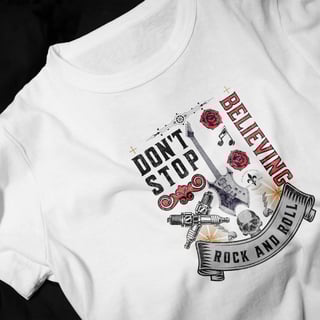 Nome do produto Camiseta Don´t Stop Believing Prime
