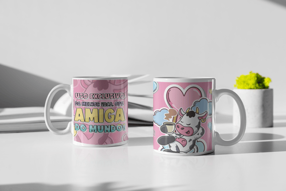 Caneca Amiga Vaquinha