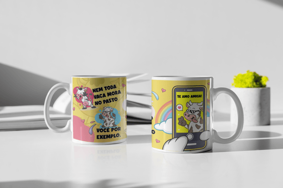 Caneca Amiga Vaquinha