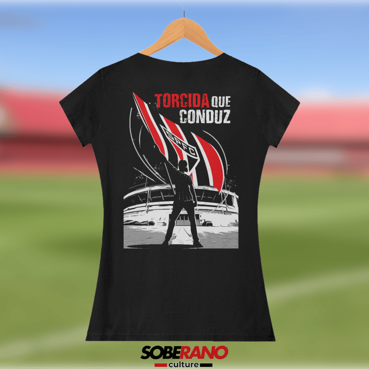 Nome do produto: Camisa Baby Long Quality Soberano Culture ESCURO - \