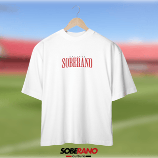 Nome do produto Camisa Oversize Soberano Culture BRANCA - 