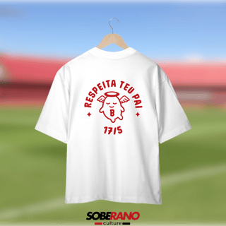 Nome do produto Camisa Oversize Soberano Culture BRANCA - 