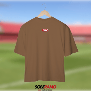 Nome do produto Camisa Oversize Soberano Culture TU ÉS FORTE TU ÉS GRANDE -  ESCURO - 