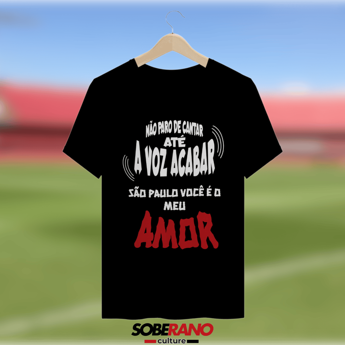 Nome do produto: Camisa Quality Soberano Culture ESCURA GRITOS DA TORCIDA - \